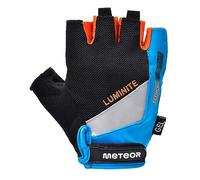 meteor Enfants Gants de Vélo Garçons Filles Cyclisme VTT Demi-Doigts Antidérapant Mitaines de Sport Antichoc Respirant Courts pour Bicyclette Réglables Scooter Paire de Gant