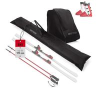 meteor Ensemble de Sacs à Skis - Sac à Skis 180 cm et Sac à Chaussures de Ski ventilé - déperlant, Parfait pour Les Sports d'hiver et Les Vacances au Ski - Ensemble Complet