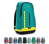 meteor Sac à dos isotherme 10 et 20 l - Sac à dos isotherme - Sac de pique-nique - Sac de camping - Sac de voyage - 10 l - Turquoise/rose Jaune Mer