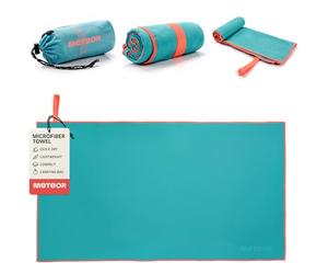 meteor Serviette Microfibre de Aussi comme Serviette de Bain Sport ou Plage de Voyage Séchage Rapide ultraléger Peu encombrant Enfants Hommes Femmes