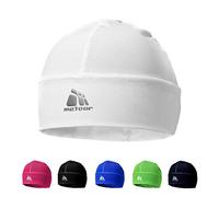 meteor® Shadow la avec ions Argent - Bonnet Coupe-Vent Unisexe Skull Cap Idéal comme Un Chapeau pour Casque de vélo S Courir, Le Ski, snowbor Ding, Jogging, ou comme - sous-Casque (Blanc)