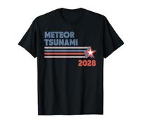 Meteor Tsunami 2028 pour l'élection drôle du président aux États-Unis T-Shirt