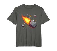 Météorite Astronomie Cosmos Flammes Célestes T-Shirt