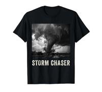 Météorologie de Storm Chasing Météorologue de Tornado Chaser T-Shirt Graphique avec Valeur, Homme, Noir, XL