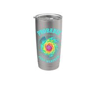 Météorologie radar météorologue tempête probablement juste météo Gobelet isotherme en acier inoxydable double paroi