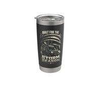 Météorologue Chasseur D'orages Built For The Storm Season Gobelet isotherme en acier inoxydable double paroi