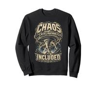 Météorologue Chasseur D'orages Chaos with Lightning Included Sweatshirt