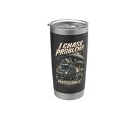 Météorologue Chasseur D'orages Gobelet isotherme en acier inoxydable double paroi