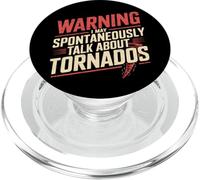 Météorologue Humour Tornade Passion Météo PopSockets PopGrip pour MagSafe
