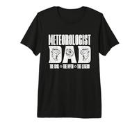 Météorologue Papa The Idol Météorologue Météorologue T-Shirt Haut de Gamme