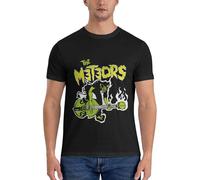 Meteors T-Shirt Graphic T Shirt Mens Graphic T-Shirts Hip Hop Black XL