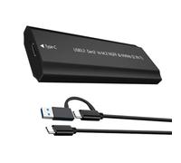 METER.2 Mallette de rangement en métal robuste avec double assistance pour propulseurs Ngfformat NVMe USB 3.1 Gen1 Vitesse de transfert 5 Gbit/s Câble électrique intégré Déni Lien externe Stockage en