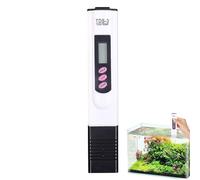meter, digital water tester, 2 in 1 accuracy, testing capability, multi function portable device, aquariums tool, well tap analysis, swimming pool safety, 6.1x1.22x0.91 inches