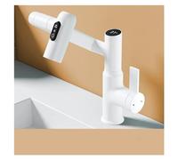 Meter Shaker for Men and Women Affichage numérique LED Basin à 360 degrés Spray multifunsal pivotant, évier Froid Chaud 3 Modes de Distribution d'eau, afin Que Vous puissiez Facilement effectuer