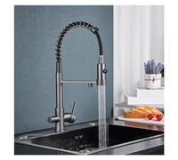 Meter Shaker for Men and Women Chrome Water Pandle Hot & Cold Bating Welling Purified Kitchen Buchener Taps, Cuisine Tap