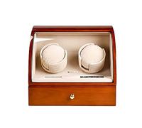 Meter Shaker for Men and Women Winder Automatic Watch, Watch Double Watch Winder, Wood Shell Piano Paint Externe LED Tock ÉCRANSE, Motors PIEUX, 5 Modes de Rotation Montres