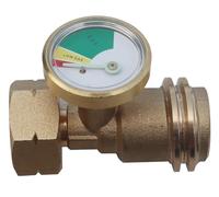 METER STAR Adaptateur de raccordement de gaz, bouteille de gaz européenne vers Qcc1 américain vers adaptateur de bouteille de gaz, sert à connecter des bouteilles de gaz à des appareils à gaz standard