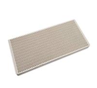 METER STAR Pièces de chauffage à gaz à haute efficacité avec plaque en céramique brûlante 17,5 cm x 7,5 cm x 1,4 cm Brûleur infrarouge en nid d'abeille de remplacement