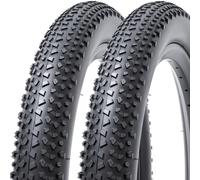 MetersGod Lot de 2 pneus de vélo pliables 26 x 1,95 - 26 x 1,95 - 50-559 - Compatible avec vélos de route/vélos de ville - 26 x 1,95