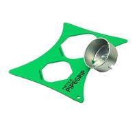 Metex Ensemble d'outils de drainage Chamf & PipeGrip - Outil de chanfrein en plastique PVC de 110 mm avec collier de serrage pour tuyaux de vidange et de sol de 110 mm et 160 mm