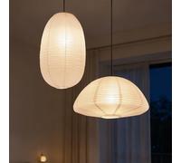 METHEDEECO Lot de 2 Abat-jours Suspension en Papier Blanc