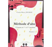 Methode d'alto vol.2 - 32 lecons 1ere et 3e positions --- alto