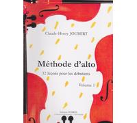 JOUBERT CLAUDE-HENRY - METHODE D'ALTO VOL.1