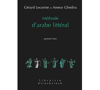 Méthode d'arabe littéral. Premier livre