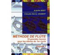 Méthodes et pédagogie COMBRE BIGET & JOUBERT - METHODE DE FLUTE VOL.2 Flute