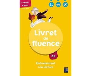 Méthode de lecture - À l'école des albums CP - Livret de fluence - Série jaune: Entrainement à la lecture