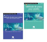 Méthode de piano pour adultes, vol. 1 + vol. 2 - Leçons, solos, technique et théorie - (9789043166485, 9789043152037) + + Cahier de musique Soundman + 2 crayons (Kit de démarrage)