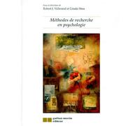 Methode de recherche en psychologie - Robert J. Vallerand - Gaetan Morin Cheneliere Education - broché - Livre
