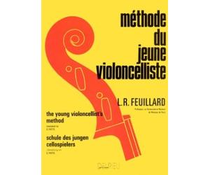 Méthode dU jEUNE cELLISTE cPLT-arrangé pour violoncelle reliure compositeur : r lOUIS fEUILLARD