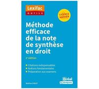 Méthode Efficace De La Note De Synthèse En Droit