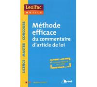 Méthode Efficace Du Commentaire D'article De Loi