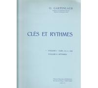 Méthode et pédagogie HORTENSIA GARTENLAUB ODETTE - CLES ET RYTHMES VOL.1 : 5 et 7 CLÉS Formation musicale - solfège