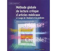 Méthode Globale De Lecture Critique D'articles Médicaux À L'usage De L'étudiant Et Du Praticien