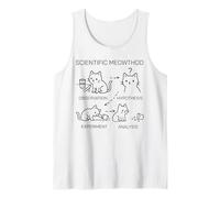 Méthode Scientifique Funny Science Cat Teacher Student Cool Débardeur