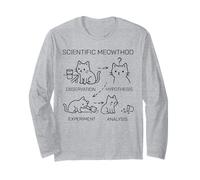 Méthode Scientifique Funny Science Cat Teacher Student Cool Manche Longue