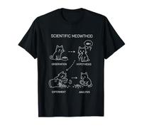 Méthode Scientifique Funny Science Cat Teacher Student Cool T-Shirt