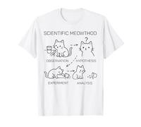 Méthode Scientifique Funny Science Cat Teacher Student Cool T-Shirt