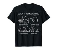 Méthode Scientifique Funny Science Cat Teacher Student Cool T-Shirt