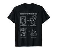 Méthode Scientifique Funny Science Cat Teacher Student Cool T-Shirt