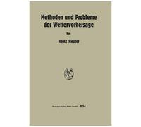 Methoden Und Probleme Der Wettervorhersage