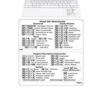 Méthodes abrégées du clavier : guide de référence rapide Word/adhésif sans saleté, autocollants de raccourcis clavier pour ordinateur portable compatible avec Air/Pro 13-16 pouces
