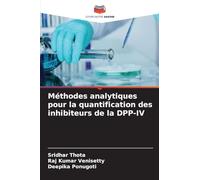 Méthodes analytiques pour la quantification des inhibiteurs de la DPP-IV