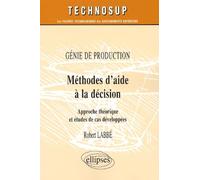 Méthodes d'aide à la décision : Génie de production