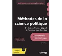 Méthodes de la science politique: De la question de départ à l'analyse des données