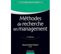 Méthodes de recherche en management - 4ème édition - Labellisation FNEGE -2015