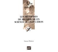 Les méthodes de recherche en sciences de l'éducation